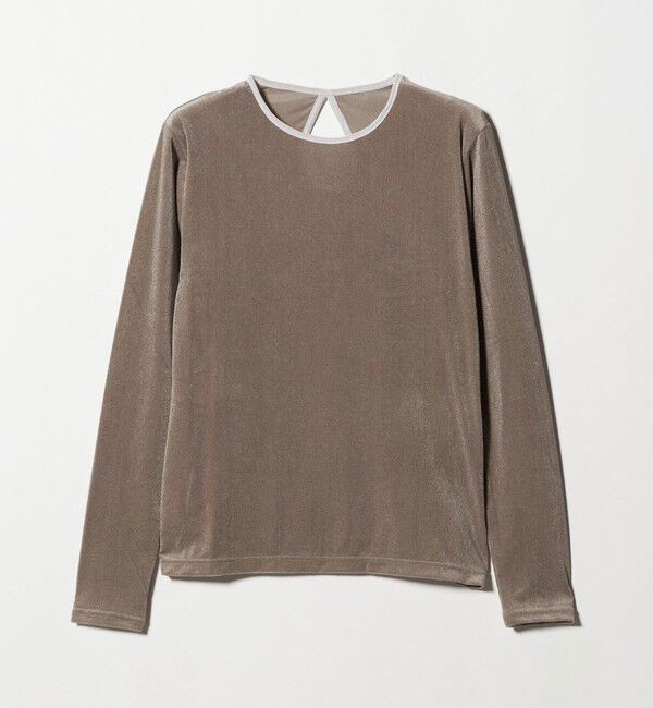 BEAUTY&YOUTH UNITED ARROWS「シアーベロア リンガーロングスリーブTシャツ」|Tシャツ・カットソー|
