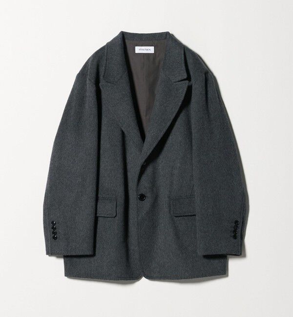 ATTISESSION「＜ATTISESSION＞ビーバー ビッグ コートジャケット」|テーラードジャケット|