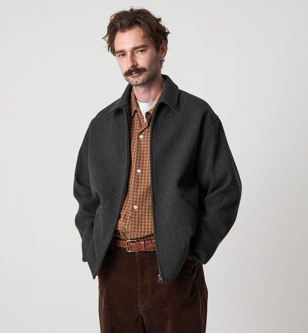 STEVEN ALAN「＜Steven Alan＞ クッキークロス ワーク ブルゾン」|ブルゾン・スタジャン|