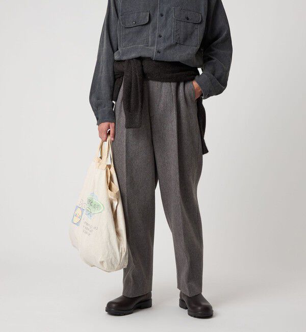 STEVEN ALAN「＜Steven Alan＞ クッキークロス インツープリーツ ドレス トラウザーズ」|スラックス|