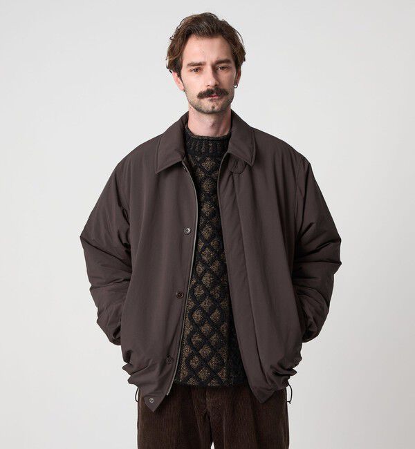 STEVEN ALAN「＜Steven Alan＞ ダルマ バルカラー ジャケットII」|ブルゾン・スタジャン|DK.BROWN