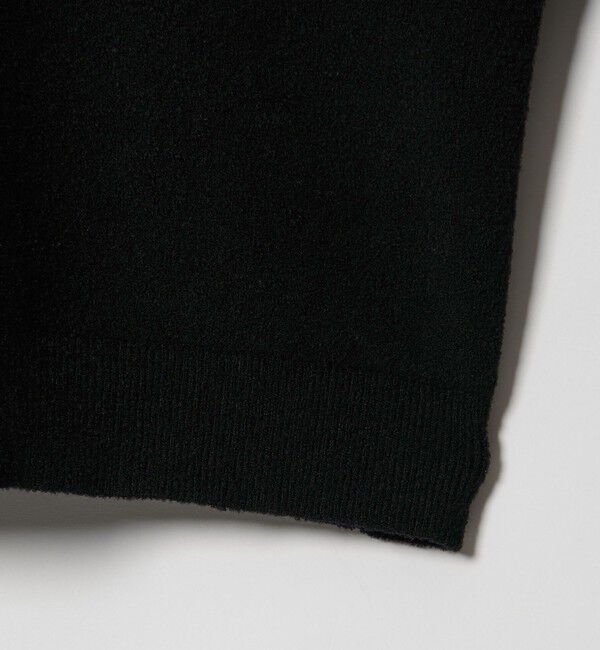 MONKEY TIME「プレーティング クロップド Vネック ニット」|ニット・セーター|