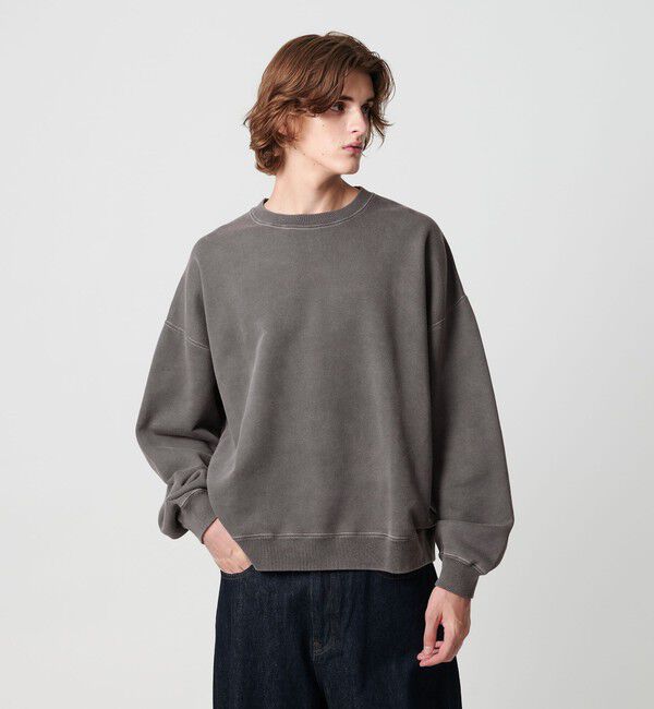 MONKEY TIME「ドルマンスリーブ クルーネック スウェット」|Tシャツ・カットソー|BLACK