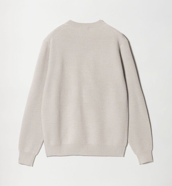 BEAUTY&YOUTH UNITED ARROWS「【WEB限定 WARDROBE SMART】マシーンウォッシャブル ウールミックス アゼ クルーネック」|ニット・セーター|