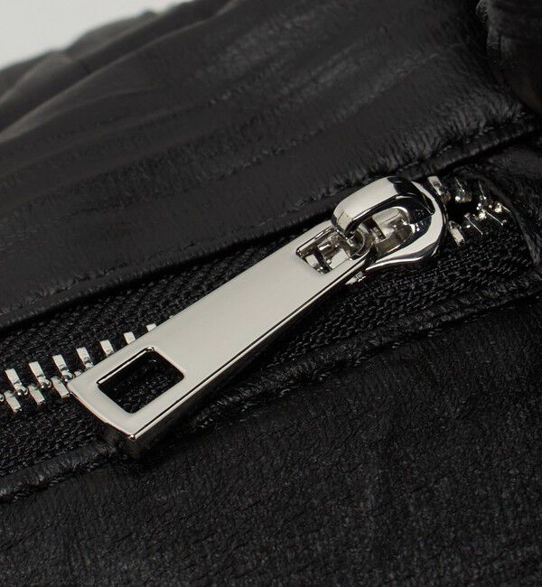 BEAUTY&YOUTH UNITED ARROWS「レザーライク ギャザー ショルダーバッグ」|ショルダー・メッセンジャー|