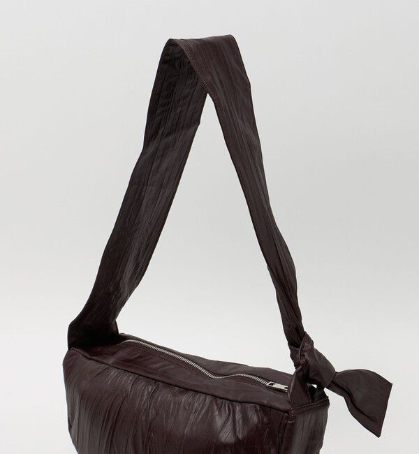 BEAUTY&YOUTH UNITED ARROWS「レザーライク ギャザー ショルダーバッグ」|ショルダー・メッセンジャー|