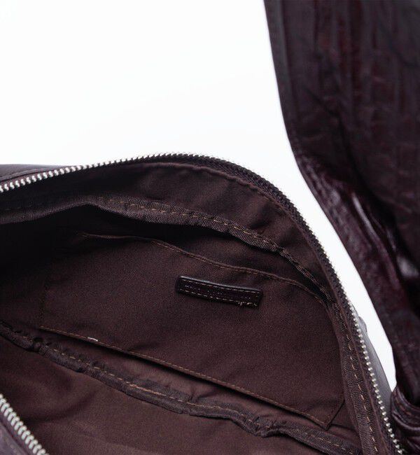 BEAUTY&YOUTH UNITED ARROWS「レザーライク ギャザー ショルダーバッグ」|ショルダー・メッセンジャー|