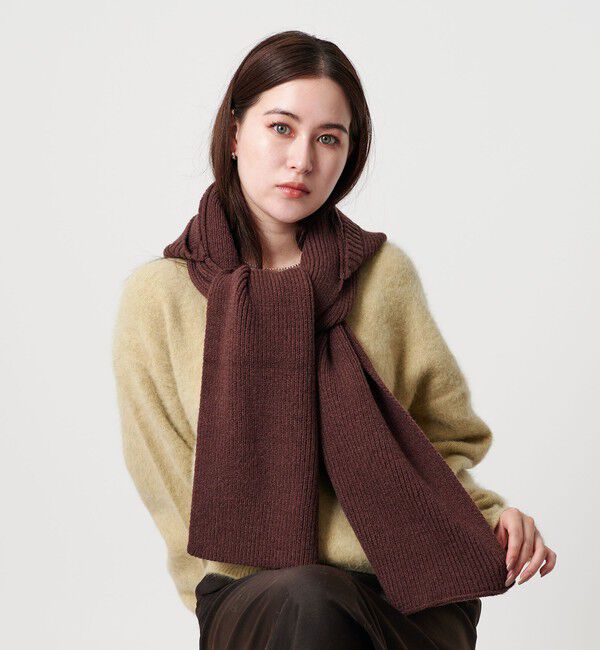 BEAUTY&YOUTH UNITED ARROWS「ニット フード マフラー」|マフラー|