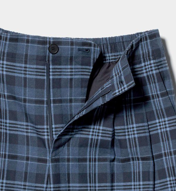 BEAUTY&YOUTH UNITED ARROWS「コットンフランネルチェック バックゴムワイドパンツ」|その他|
