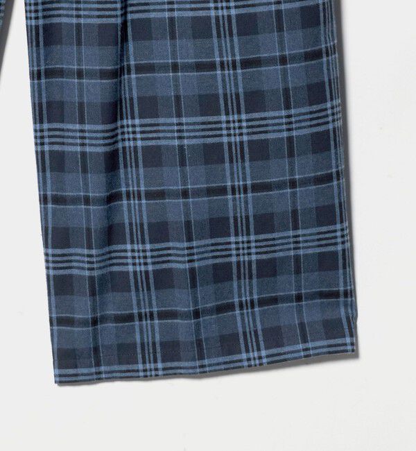 BEAUTY&YOUTH UNITED ARROWS「コットンフランネルチェック バックゴムワイドパンツ」|その他|