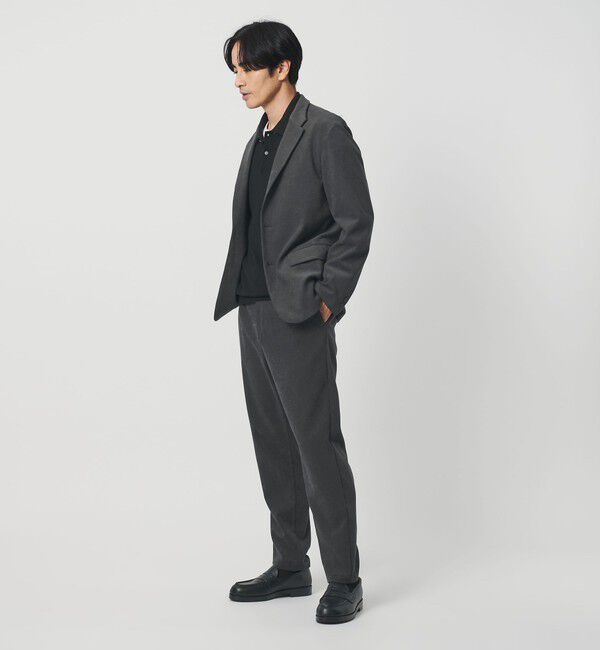 BEAUTY&YOUTH UNITED ARROWS「ブラッシュド ツイル1P テーパードパンツ」|チノ|