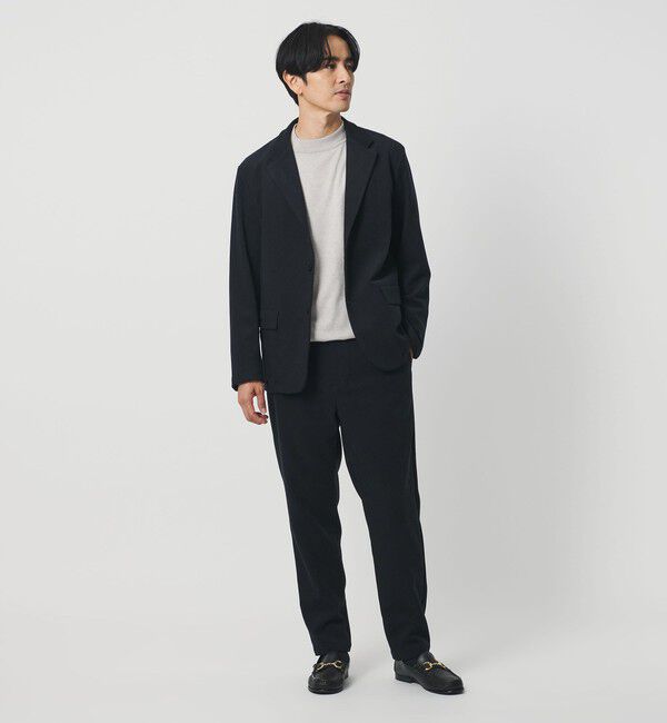 BEAUTY&YOUTH UNITED ARROWS「ブラッシュド ツイル1P テーパードパンツ」|チノ|