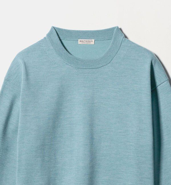 BEAUTY&YOUTH UNITED ARROWS「ハイブリッド ウール クルーネック ニット ウォッシャブル」|ニット・セーター|