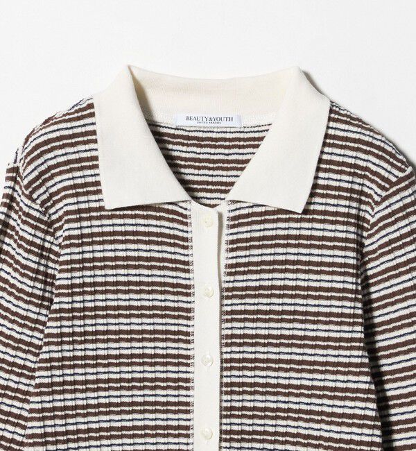 BEAUTY&YOUTH UNITED ARROWS「コットン タックリブ カーディガン」|カーディガン|