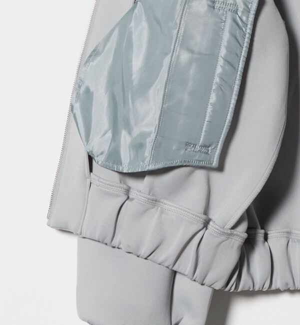 BEAUTY&YOUTH UNITED ARROWS「【WEB限定】ダブルニット ジップスタンドブルゾン ウォッシャブル」|ブルゾン・スタジャン|