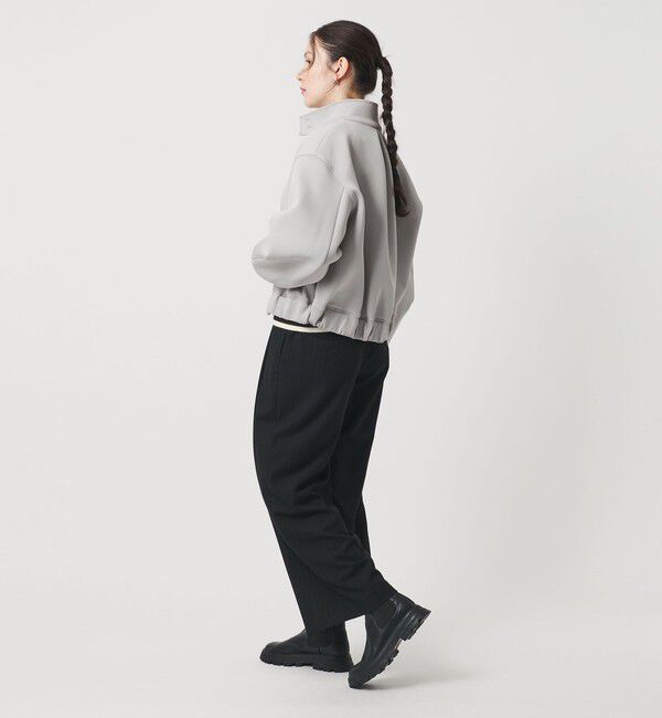 BEAUTY&YOUTH UNITED ARROWS「【WEB限定】ダブルニット ジップスタンドブルゾン ウォッシャブル」|ブルゾン・スタジャン|