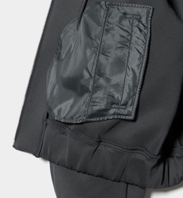 BEAUTY&YOUTH UNITED ARROWS「【WEB限定】ダブルニット ジップスタンドブルゾン ウォッシャブル」|ブルゾン・スタジャン|