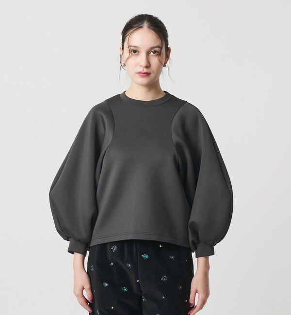 BEAUTY&YOUTH UNITED ARROWS「【WEB限定】ダブルニット ボリュームスリーブプルオーバー」|Tシャツ・カットソー|