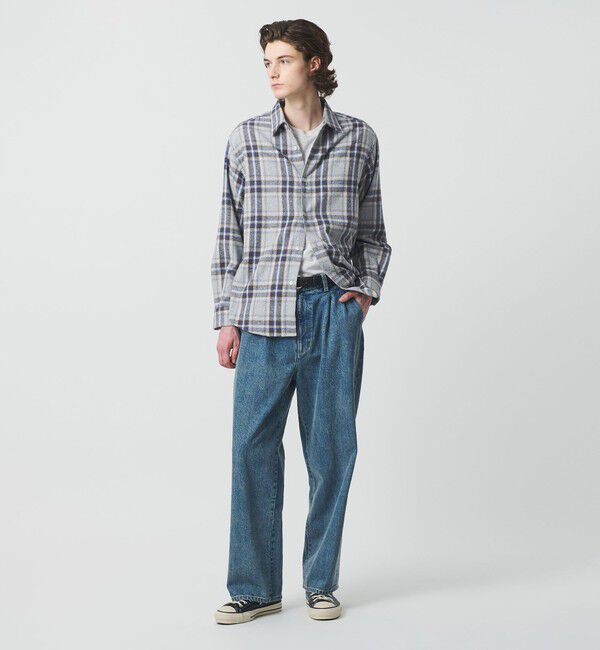 BEAUTY&YOUTH UNITED ARROWS「＜one BEAUTY&YOUTH＞Y/DYE ブラッシュ シャツ FORM型」|シャツ・ブラウス|