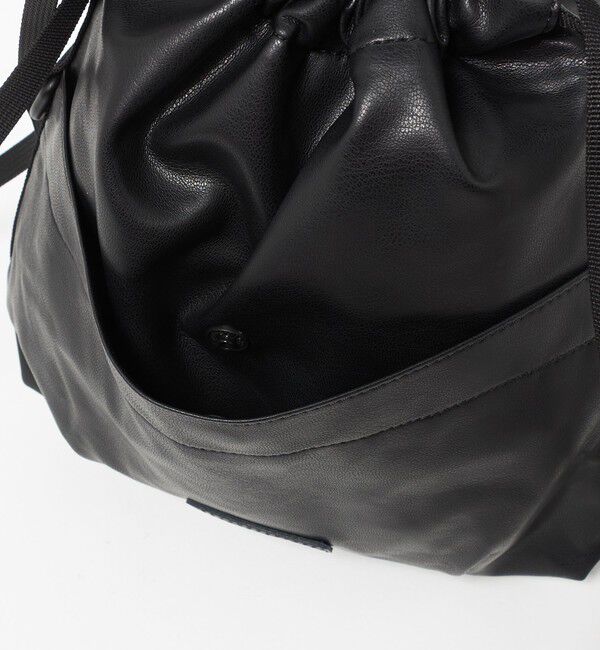 BEAUTY&YOUTH UNITED ARROWS「＜BAICYCLON＞レザーライク ドロー ストリング 巾着 バッグ」|ショルダー・メッセンジャー|