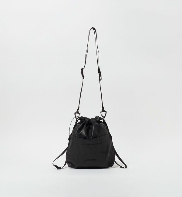 BEAUTY&YOUTH UNITED ARROWS「＜BAICYCLON＞レザーライク ドロー ストリング 巾着 バッグ」|ショルダー・メッセンジャー|