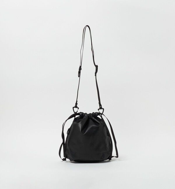 BEAUTY&YOUTH UNITED ARROWS「＜BAICYCLON＞レザーライク ドロー ストリング 巾着 バッグ」|ショルダー・メッセンジャー|