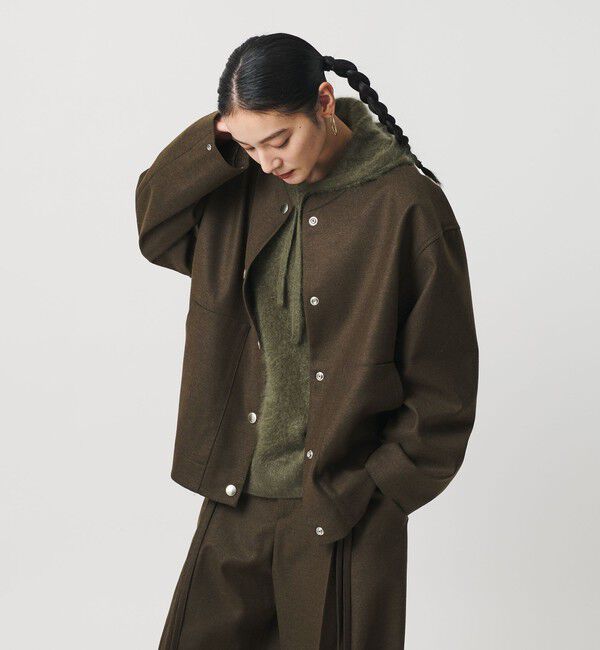 BEAUTY&YOUTH UNITED ARROWS「毛ブレンド スナップブルゾン」|ブルゾン・スタジャン|
