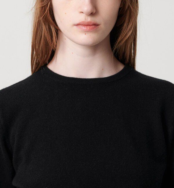 ATTISESSION「＜ATTISESSION＞ウールカシミヤ クルーネックニット＆ネックウォーマー」|ニット・セーター|