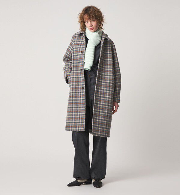 STEVEN ALAN「＜Steven Alan＞チェック ラグランスリーブ コート」|その他|