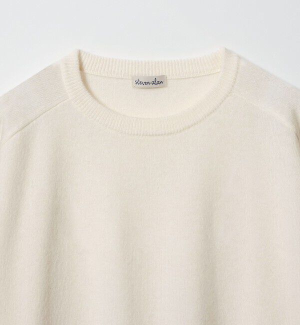 STEVEN ALAN「＜Steven Alan＞ウール カシミヤ サドルショルダー ニット」|ニット・セーター|