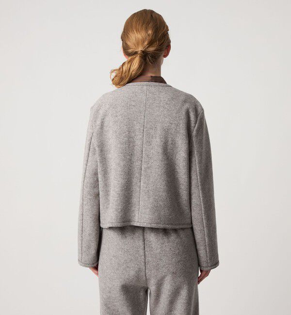 STEVEN ALAN「＜Steven Alan＞ボア ノーカラー ジャケット」|ノーカラージャケット|