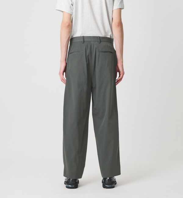 BEAUTY&YOUTH UNITED ARROWS「ヴィンテージライク ナイロン 1プリーツ ワイド パンツ NO.9」|チノ|
