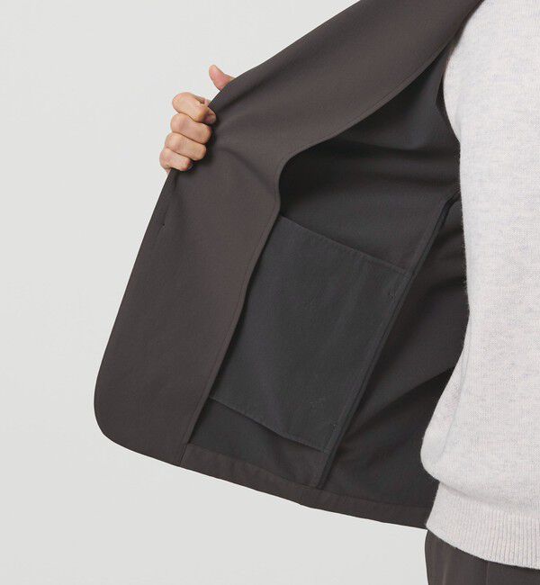 BEAUTY&YOUTH UNITED ARROWS「KOMATSU PACK URK リラックス ジャケット ストレッチ セットアップ対応 裏起毛」|テーラードジャケット|