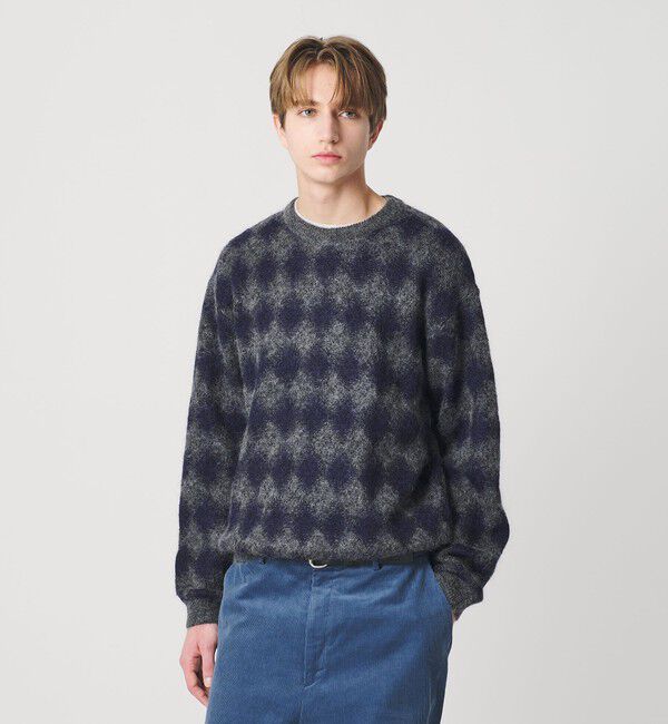 BEAUTY&YOUTH UNITED ARROWS「ロンバス モヘヤ クルーネック ニット」|ニット・セーター|