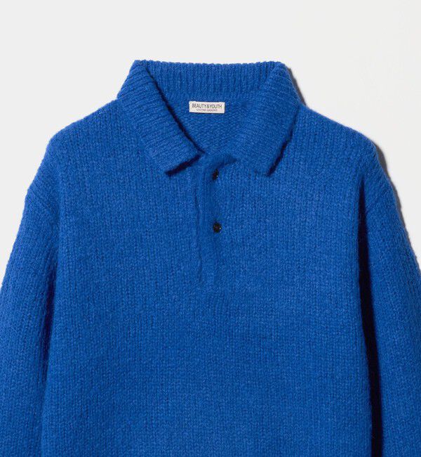 BEAUTY&YOUTH UNITED ARROWS「バブル ニット 2B ポロシャツ」|ニット・セーター|