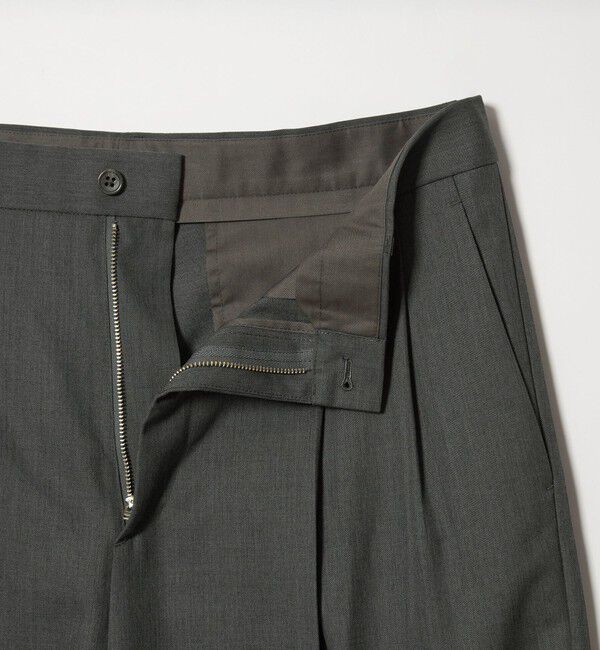 MONKEY TIME「TWツイル 2P ワイド ストレート スラックス」|チノ|