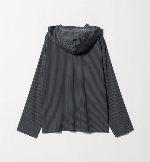STEVEN ALAN「＜Steven Alan＞ストライプ フード シャツ」|シャツ・ブラウス|