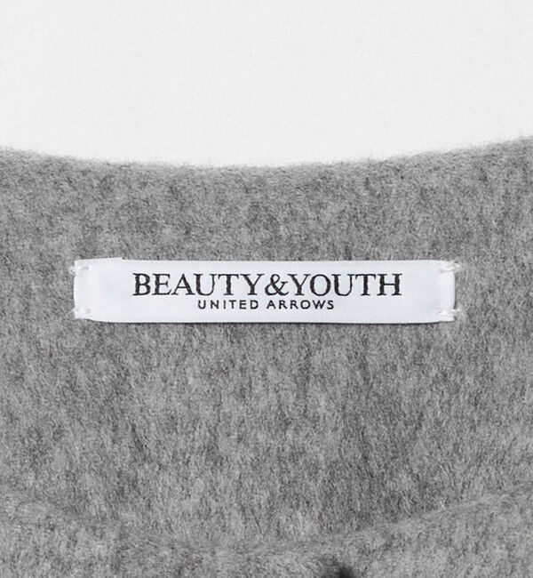 BEAUTY&YOUTH UNITED ARROWS「毛ナイロン ノーカラーコート」|ノーカラーコート|