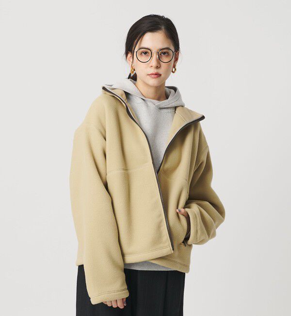 BEAUTY&YOUTH UNITED ARROWS「ポリエステルフリース ジップブルゾン」|ブルゾン・スタジャン|