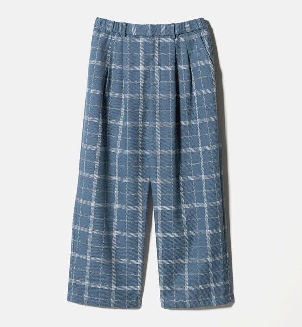 BEAUTY&YOUTH UNITED ARROWS「【WEB限定】裏起毛ウィンドウペン タックワイドパンツ ウォッシャブル」|その他|