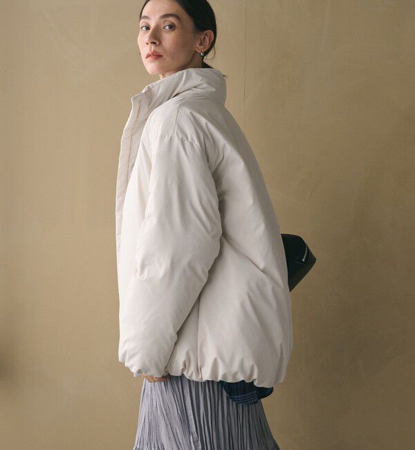 BEAUTY&YOUTH UNITED ARROWS「【WEB限定 Wardrobe DAILY MINIMAL】スタンドカラー コクーンダウンジャケット ウォッシャブル」|ダウン|