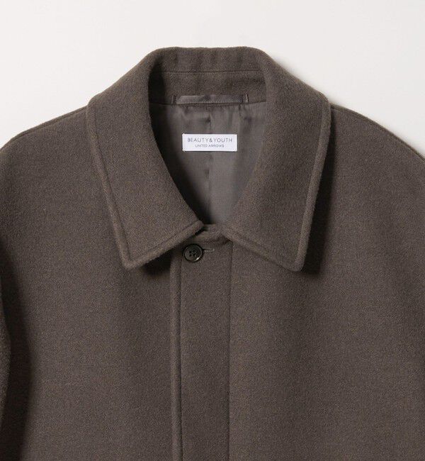 BEAUTY&YOUTH UNITED ARROWS「【WEB限定 WARDROBE SMART】PE メルトン バルカラーブルゾン」|ブルゾン・スタジャン|