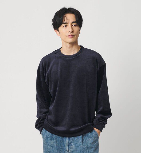 BEAUTY&YOUTH UNITED ARROWS「ボンディング コーデュロイ クルーネック トップス」|Tシャツ・カットソー|