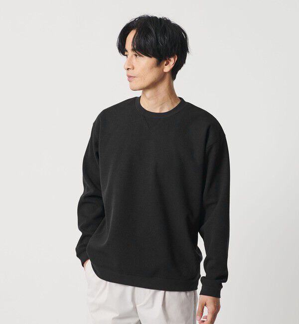 BEAUTY&YOUTH UNITED ARROWS「ウェーブ アゼ ボンディング クルーネック スウェット」|Tシャツ・カットソー|