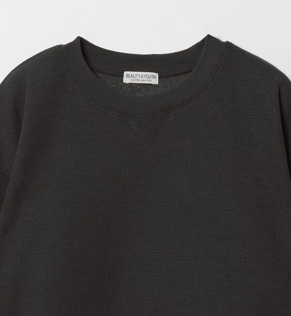 BEAUTY&YOUTH UNITED ARROWS「ウェーブ アゼ ボンディング クルーネック スウェット」|Tシャツ・カットソー|