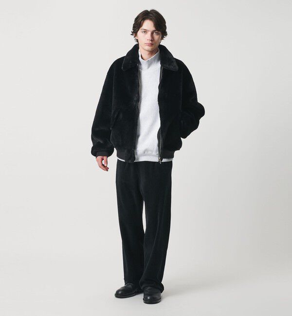 MONKEY TIME「ベロア バギー イージー パンツ」|チノ|