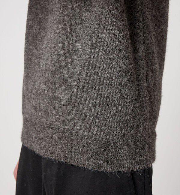 STEVEN ALAN「＜Steven Alan＞ アルパカ サドルショルダー Ｖネック ニット NARROW」|ニット・セーター|