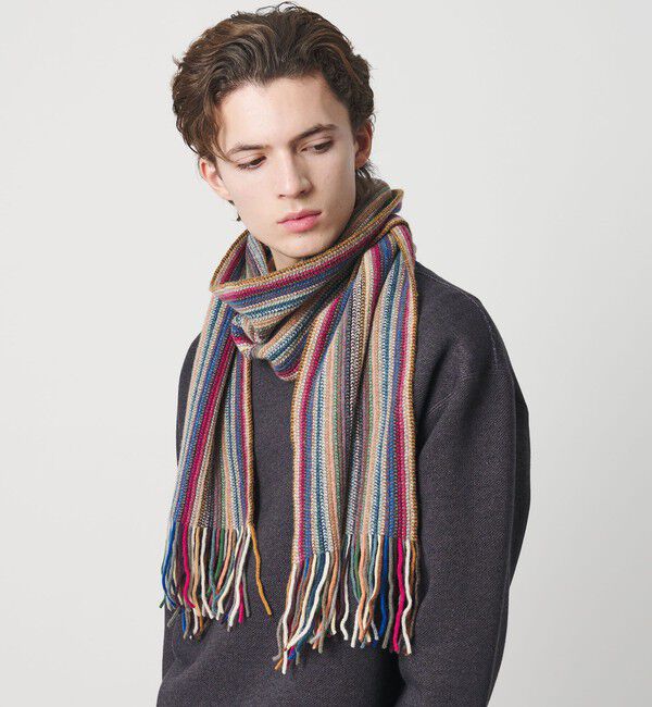 BEAUTY&YOUTH UNITED ARROWS「マルチカラー マフラー」|マフラー|