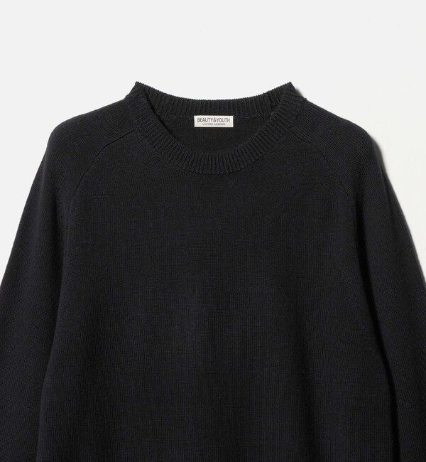 BEAUTY&YOUTH UNITED ARROWS「7ゲージ ファイン MRN クルーネック ニット 手洗い可能」|ニット・セーター|