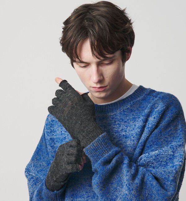 BEAUTY&YOUTH UNITED ARROWS「＜BLACKSHEEP＞フィンガーレス グローブ」|手袋|DK.GRAY
